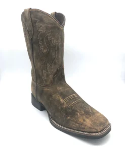 Abilene Boot Co. 'Abilene' Men's 13" Rawhide Western Square Toe - Brown 9 Abilene Boot Co. 'Abilene' Men's 13