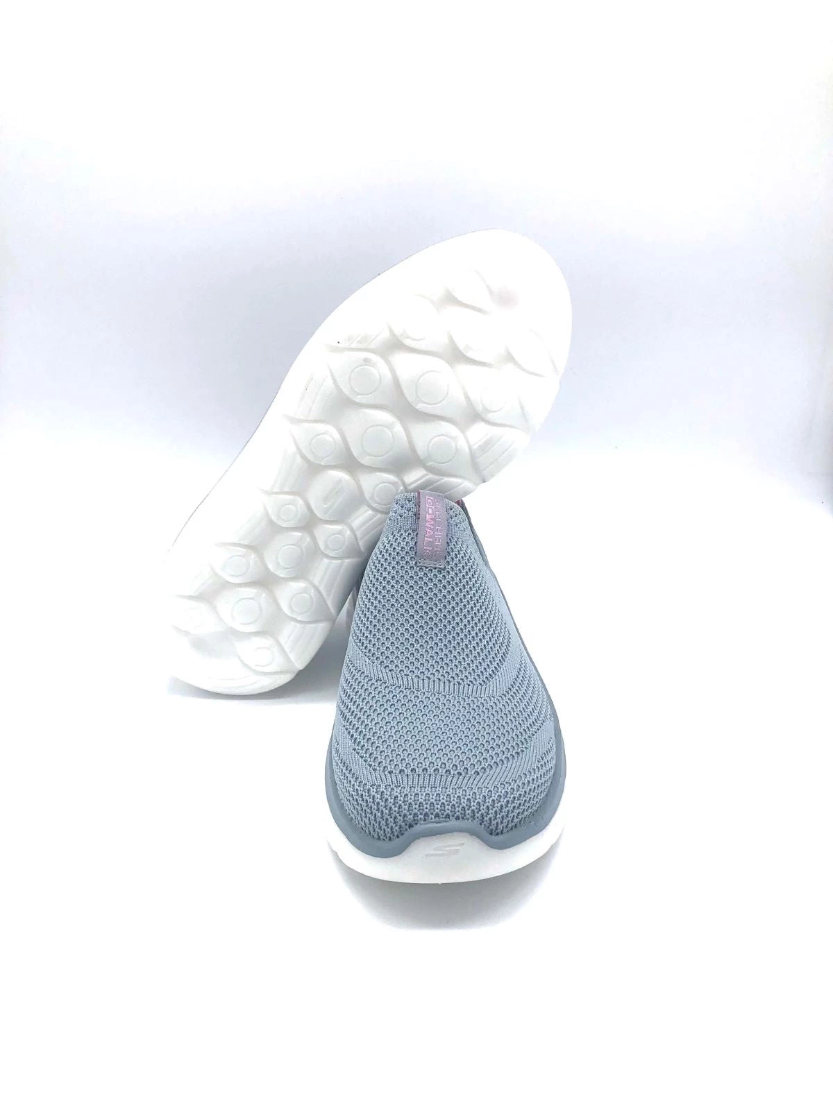 'Skechers' Women's GOwalk Hyper Burst Solar Winds - Gray / Pink 4 'Skechers' Women's GOwalk Hyper Burst Solar Winds - Gray / Pink