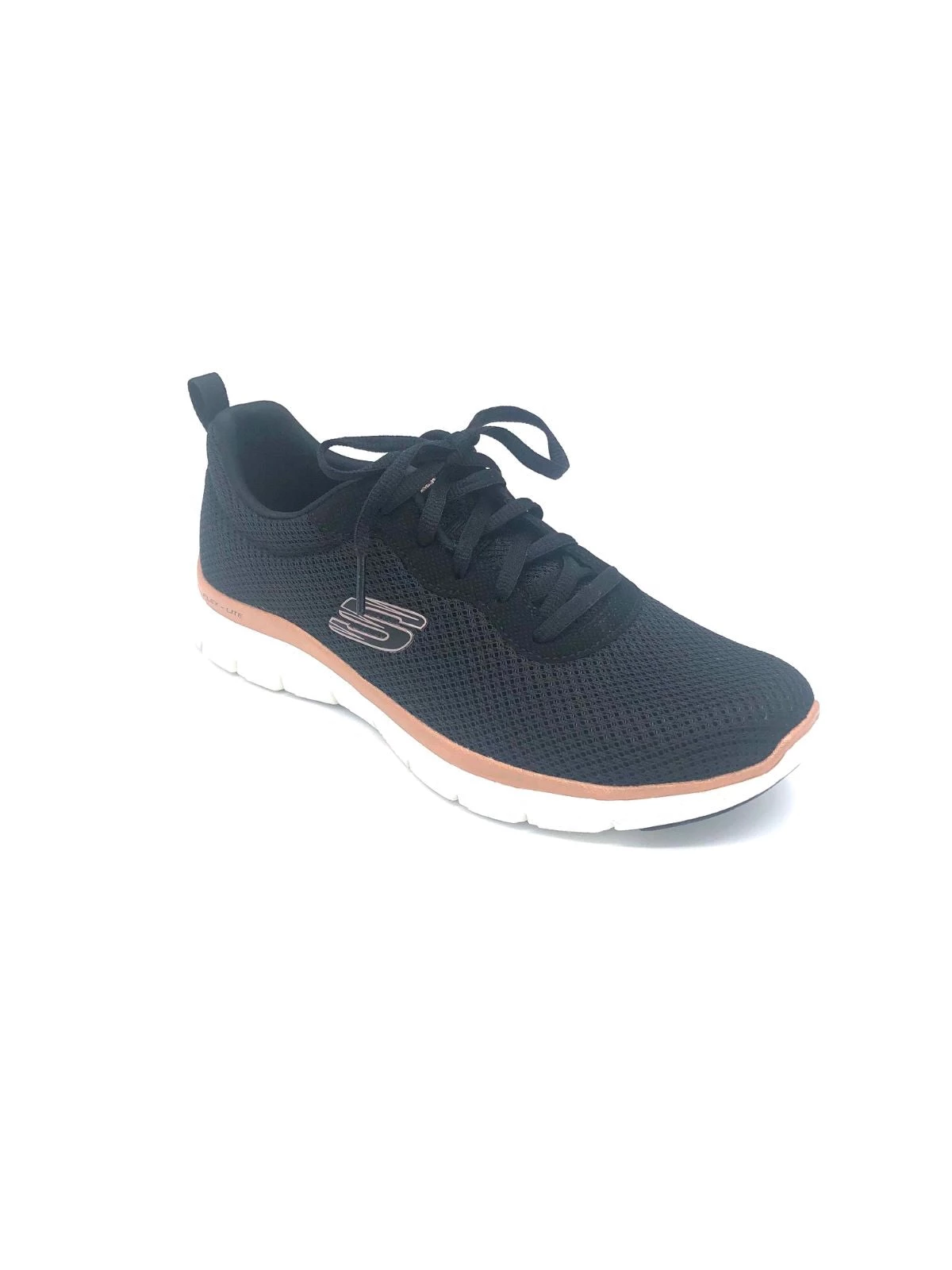 Skechers Women's Flex Appeal 4.0 Brilliant View - Black / Rose Gold 5 Skechers Women's Flex Appeal 4.0 Brilliant View - Black / Rose Gold
