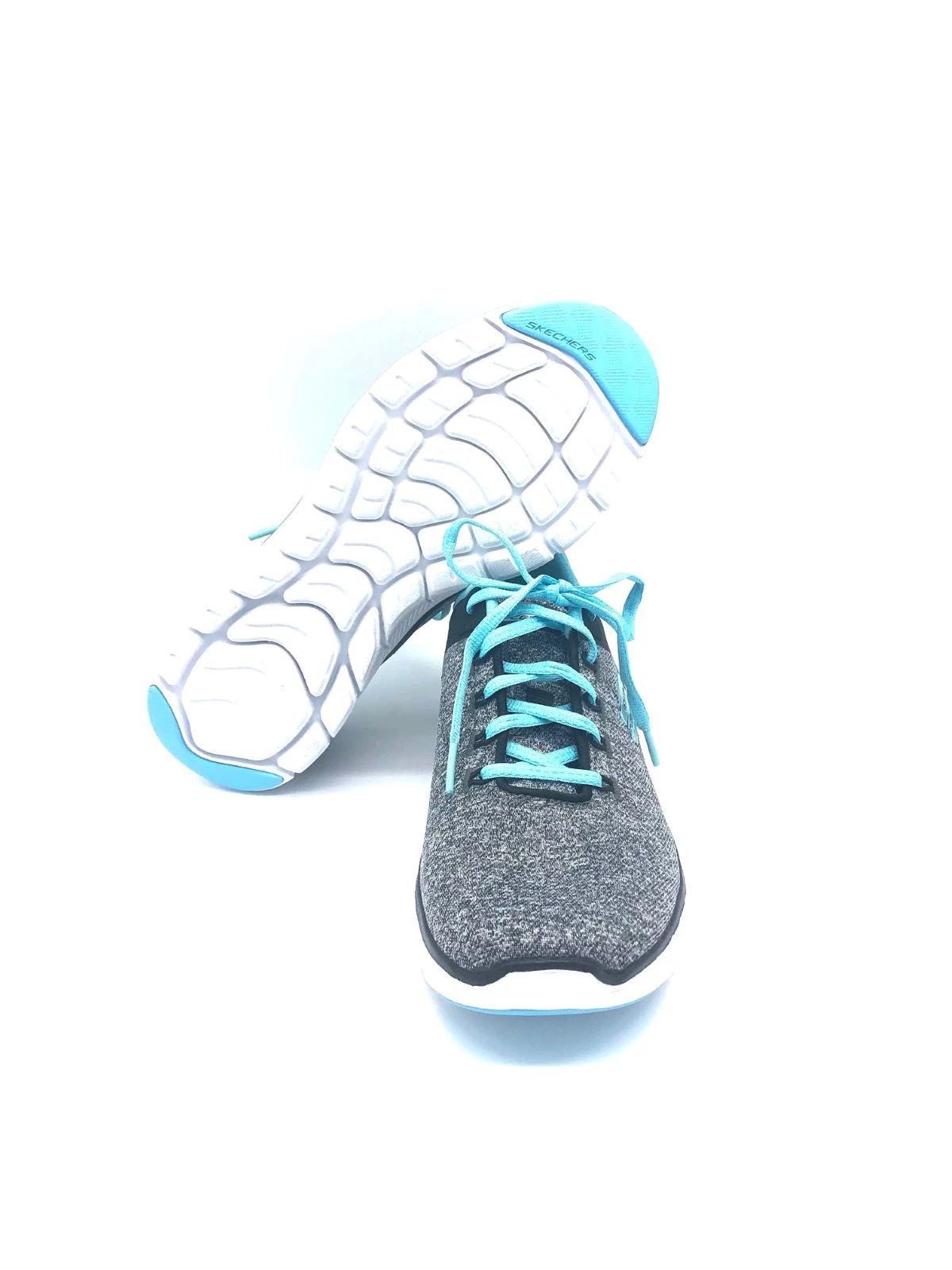 'Skechers' Women's Flex Appeal 4.0 - Black / Light Blue 4 'Skechers' Women's Flex Appeal 4.0 - Black / Light Blue