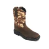'Old West' Youth Western Square Toe - Digital Camo Kids