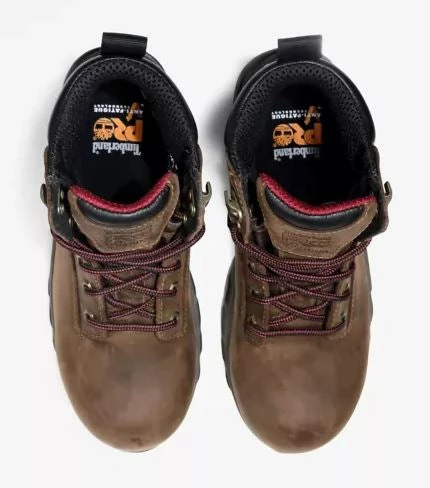 'Timberland Pro' Women's 6" Hypercharge EH WP Comp Toe - Brown / Black 4 'Timberland Pro' Women's 6" Hypercharge EH WP Comp Toe - Brown / Black