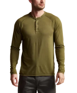 SITKA WEAR AND EQUIPMENT 'Sitka' Men's Hanger Work Henley - Covert