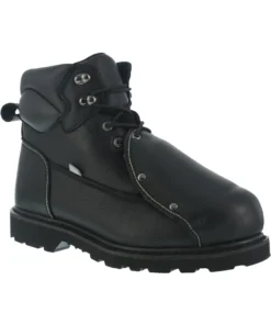 'Iron Age' Men's 6" Ground Breaker External Met Guard - Black
