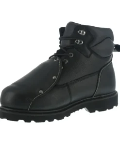 'Iron Age' Men's 6" Ground Breaker External Met Guard - Black