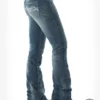 JUST TUFF JEANS 'Cowgirl Tuff' Women's 'Don't Fence Me In' Bootcut - Medium Wash
