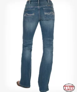 JUST TUFF JEANS 'Cowgirl Tuff' Women's 'Inspire' Bootcut - Medium Wash 9 JUST TUFF JEANS 'Cowgirl Tuff' Women's 'Inspire' Bootcut - Medium Wash