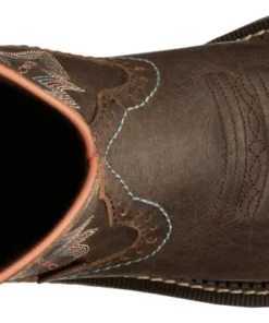 Justin Brands 'Justin' Women's 8" Lyla Western Round Toe - Brown