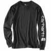 'Carhartt' Men's Heavyweight Sleeve Logo T-Shirt - Black