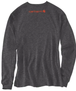 'Carhartt' Men's Heavyweight Sleeve Logo T-Shirt - Carbon Heather