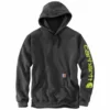 'Carhartt' Men's Midweight Logo Hoodie - Carbon Heather