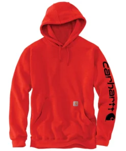 'Carhartt' Men's Midweight Logo Hoodie - Currant Heather