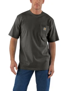 'Carhartt' Men's Workwear Heavyweight Pocket T-Shirt - Peat