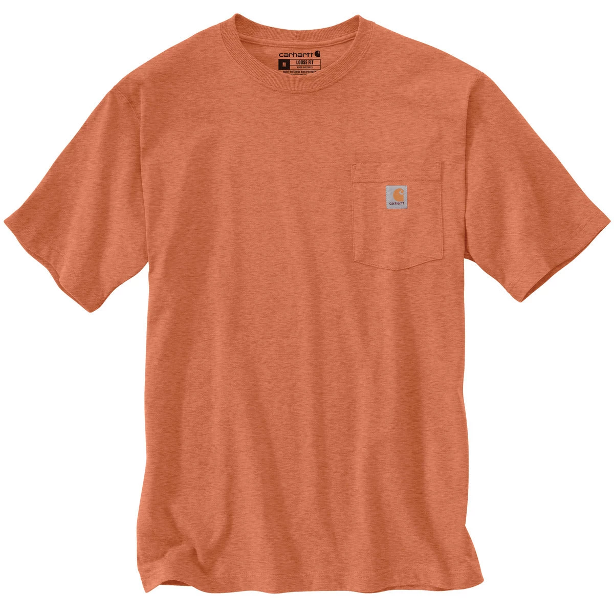 'Carhartt' Men's Workwear Pocket T-Shirt - Ginger Heather 3 'Carhartt' Men's Workwear Pocket T-Shirt - Ginger Heather