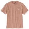 'Carhartt' Men's Workwear Pocket T-Shirt - Auburn Snow Heather