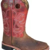 Smoky Mountain Boots 'Smoky Mountain' Children's Jesse Western Square Toe - Brown / Burnt Apple