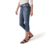 SILVER JEANS CO 'Silver' Women's Elyse Capri Jeans - Indigo 2 SILVER JEANS CO 'Silver' Women's Elyse Capri Jeans - Indigo