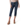 SILVER JEANS CO 'Silver Jeans' Women's Suki Mid Rise Capri - Dark Indigo 1 SILVER JEANS CO 'Silver Jeans' Women's Suki Mid Rise Capri - Dark Indigo