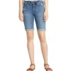 SILVER JEANS CO 'Silver Jeans' Women's Avery Bermuda Short - Indigo 2 SILVER JEANS CO 'Silver Jeans' Women's Avery Bermuda Short - Indigo