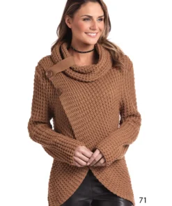 'Panhandle Slim' Loose Knit Sweater - Camel