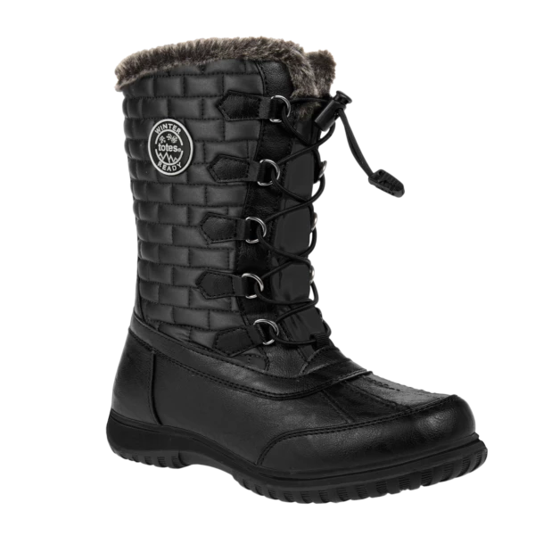 'Totes' Women's Lizzie Insulated WP Boot - Black 3 'Totes' Women's Lizzie Insulated WP Boot - Black