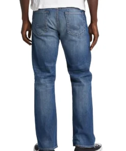 SILVER JEANS CO 'Silver Jeans' Men's Craig Bootcut - Medium Dark Indigo