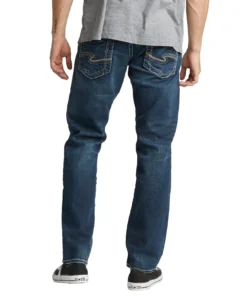 SILVER JEANS CO 'Silver Jeans' Men's Eddie - Dark Wash Indigo Denim