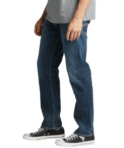 SILVER JEANS CO 'Silver Jeans' Men's Eddie - Dark Wash Indigo Denim