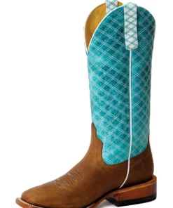Anderson Bean 'Macie Bean' Women's 13" Tex Marks The Spot - Pecan / Turquoise