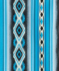 'Wrangler' Men's Checotah Print Western Snap Front - Blue / Black 9 'Wrangler' Men's Checotah Print Western Snap Front - Blue / Black