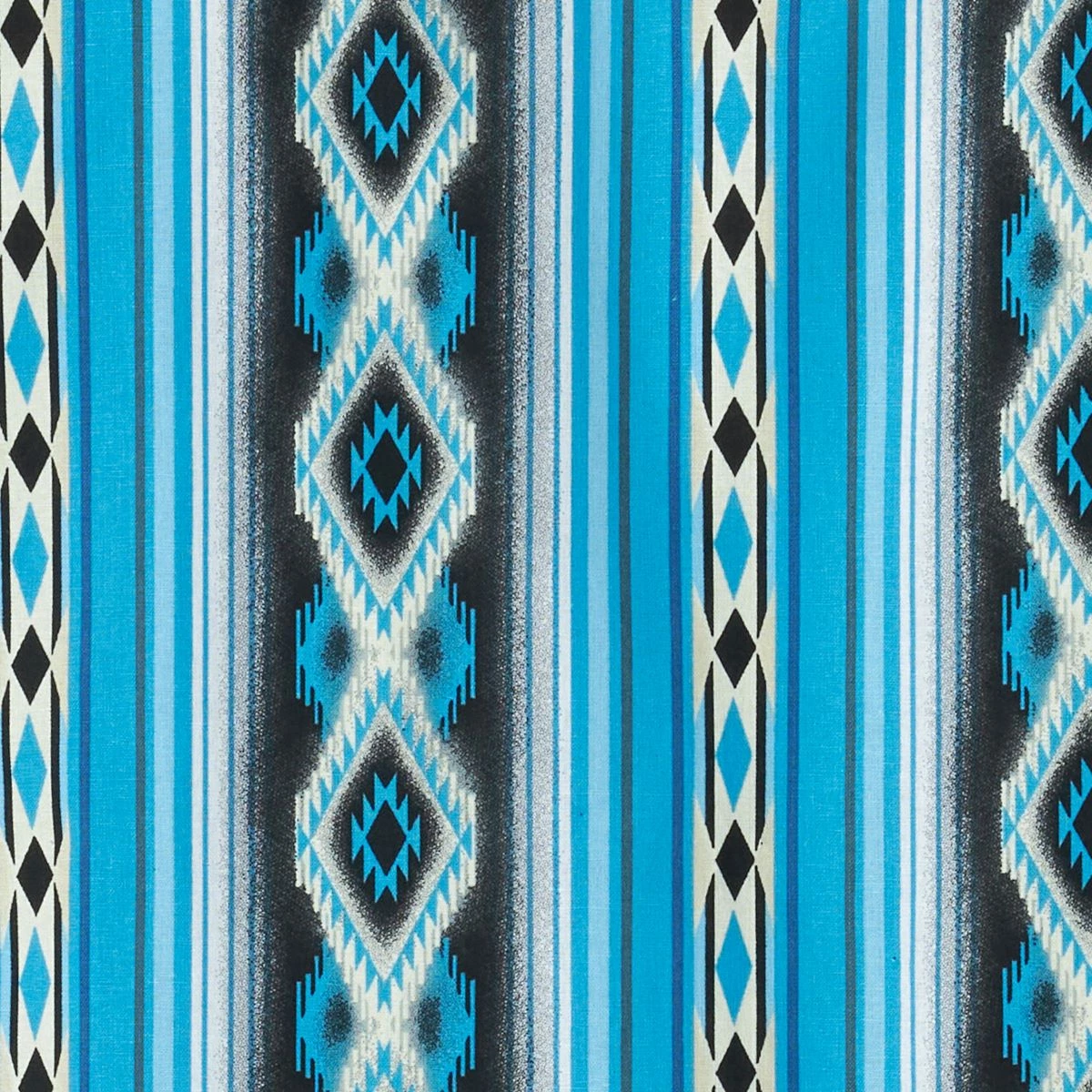 'Wrangler' Men's Checotah Print Western Snap Front - Blue / Black 6 'Wrangler' Men's Checotah Print Western Snap Front - Blue / Black