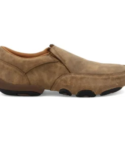 Twisted X Boots 'Twisted X' Men's Driving Moc Slip On - Bomber Brown