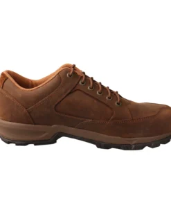 Twisted X Boots 'Twisted X' Men's Oxford Steel Toe - Distressed Saddle