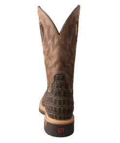 Twisted X Boots 'Twisted X' Men's Lite Cowboy Western Square Toe - Cayman Print / Bomber 12 Twisted X Boots 'Twisted X' Men's Lite Cowboy Western Square Toe - Cayman Print / Bomber