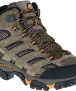 'Merrell' Men's Moab 2 Mid Ventilator - Grey / Tan