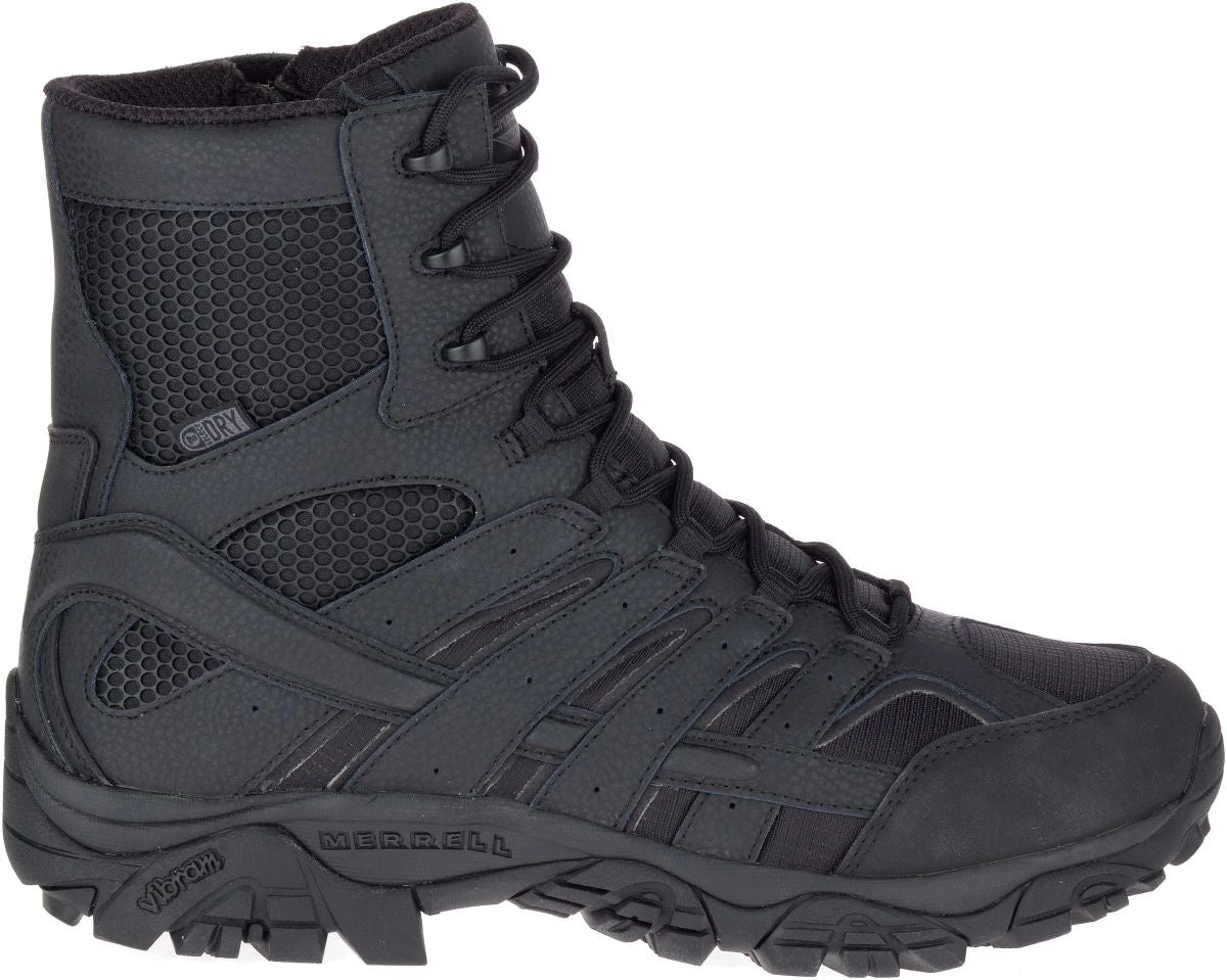 'Merrell' Unisex 8" Moab 2 Tactical WP Soft Toe - Black Men 8 'Merrell' Unisex 8" Moab 2 Tactical WP Soft Toe - Black Men