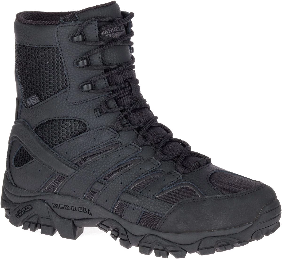 'Merrell' Unisex 8" Moab 2 Tactical WP Soft Toe - Black Men 3 'Merrell' Unisex 8" Moab 2 Tactical WP Soft Toe - Black Men