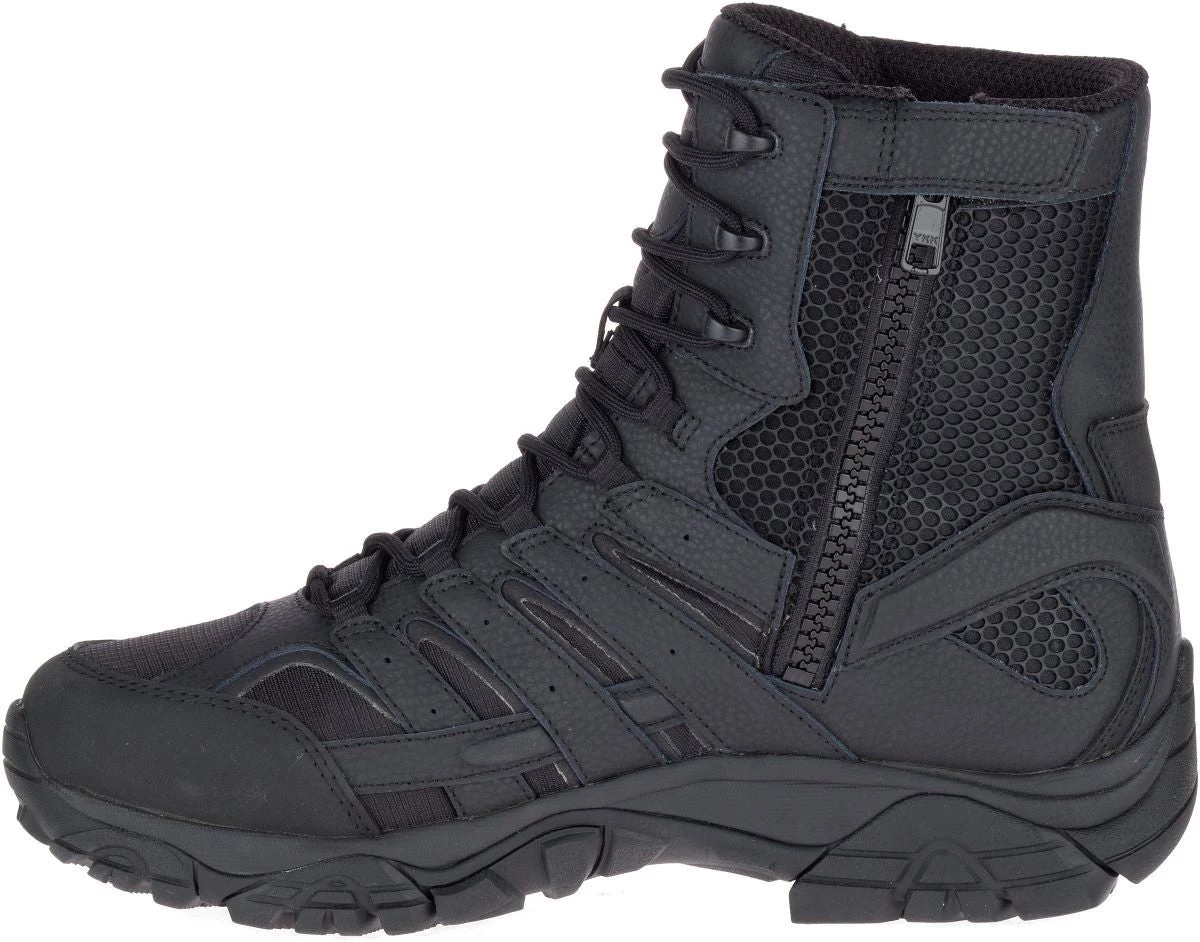 'Merrell' Unisex 8" Moab 2 Tactical WP Soft Toe - Black Men 9 'Merrell' Unisex 8" Moab 2 Tactical WP Soft Toe - Black Men