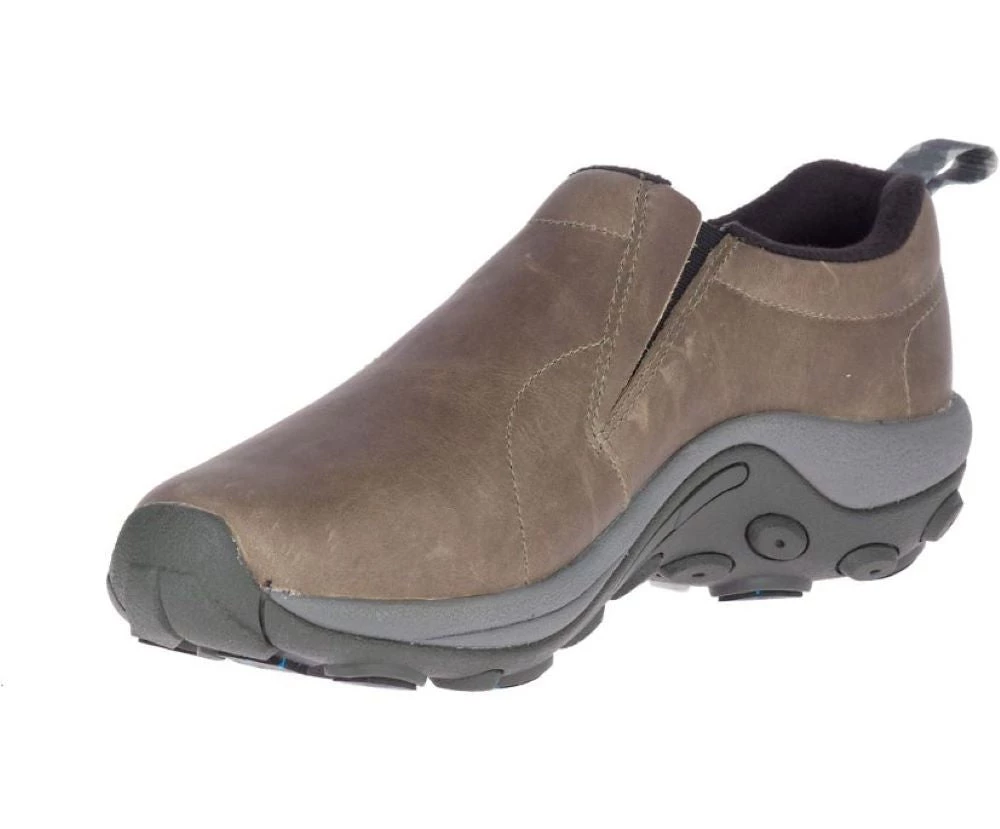 'Merrell' Men's Jungle Moc Leather Ice+ WP Slip On - Boulder 7 'Merrell' Men's Jungle Moc Leather Ice+ WP Slip On - Boulder