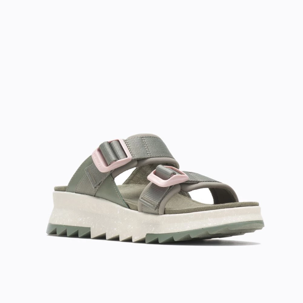 'Merrell' Women's Alpine Cush Slide Sandal - Lichen 3 'Merrell' Women's Alpine Cush Slide Sandal - Lichen