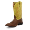 Twisted X Boots 'Twisted X' Men's 12" Ruff Stock Western Square Toe - Peanut / Lime