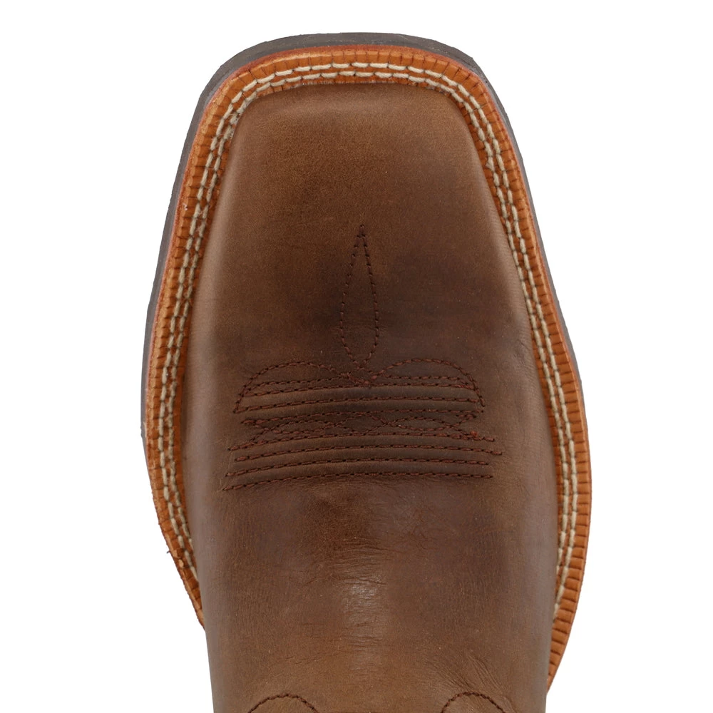 Twisted X Boots 'Twisted X' Men's 12" Ruff Stock Western Square Toe - Peanut / Lime 4 Twisted X Boots 'Twisted X' Men's 12" Ruff Stock Western Square Toe - Peanut / Lime