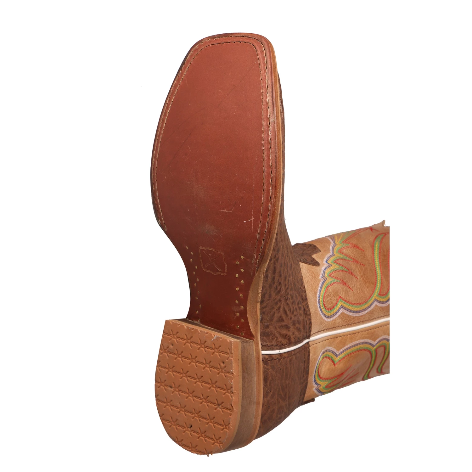 Twisted X Boots 'Twisted X' Men's 14" Ruff Stock Western Square Toe - Cognac / Crazy Horse Brown 8 Twisted X Boots 'Twisted X' Men's 14" Ruff Stock Western Square Toe - Cognac / Crazy Horse Brown