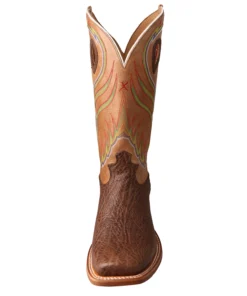 Twisted X Boots 'Twisted X' Men's 14" Ruff Stock Western Square Toe - Cognac / Crazy Horse Brown 10 Twisted X Boots 'Twisted X' Men's 14