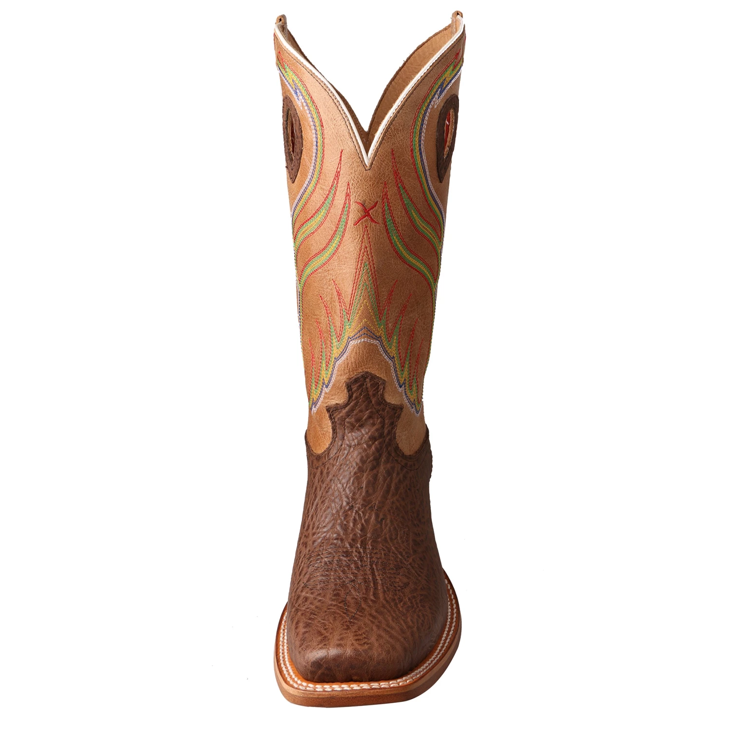 Twisted X Boots 'Twisted X' Men's 14" Ruff Stock Western Square Toe - Cognac / Crazy Horse Brown 5 Twisted X Boots 'Twisted X' Men's 14" Ruff Stock Western Square Toe - Cognac / Crazy Horse Brown