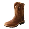 Twisted X Boots 'Twisted X' Men's 11" Western EH Steel Toe - Brown / Lt. Brown