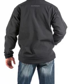 'Cinch' Men's Bonded Jacket - Black