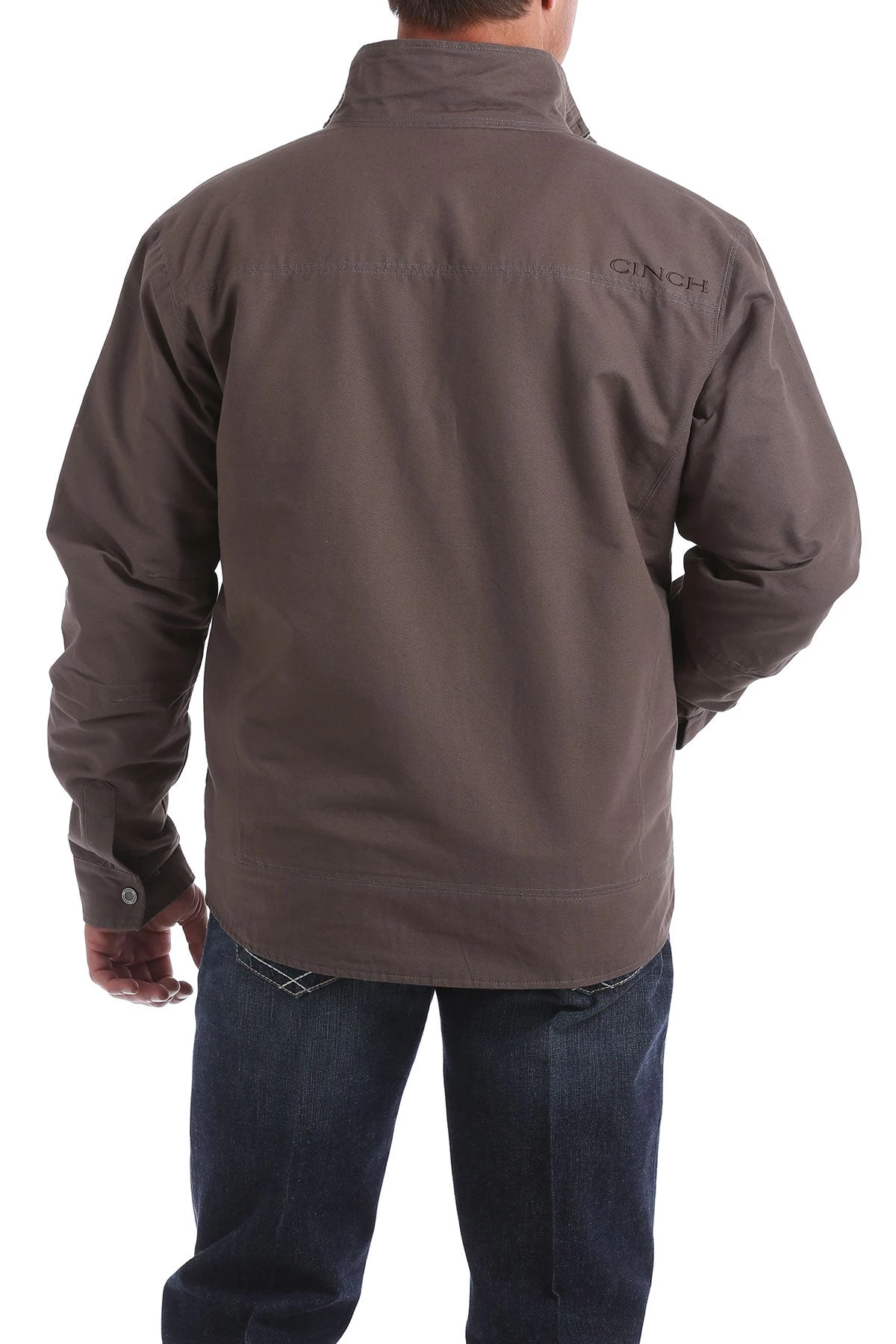 'Cinch' Men's Concealed Carry Canvas Twill Jacket - Stone 4 'Cinch' Men's Concealed Carry Canvas Twill Jacket - Stone