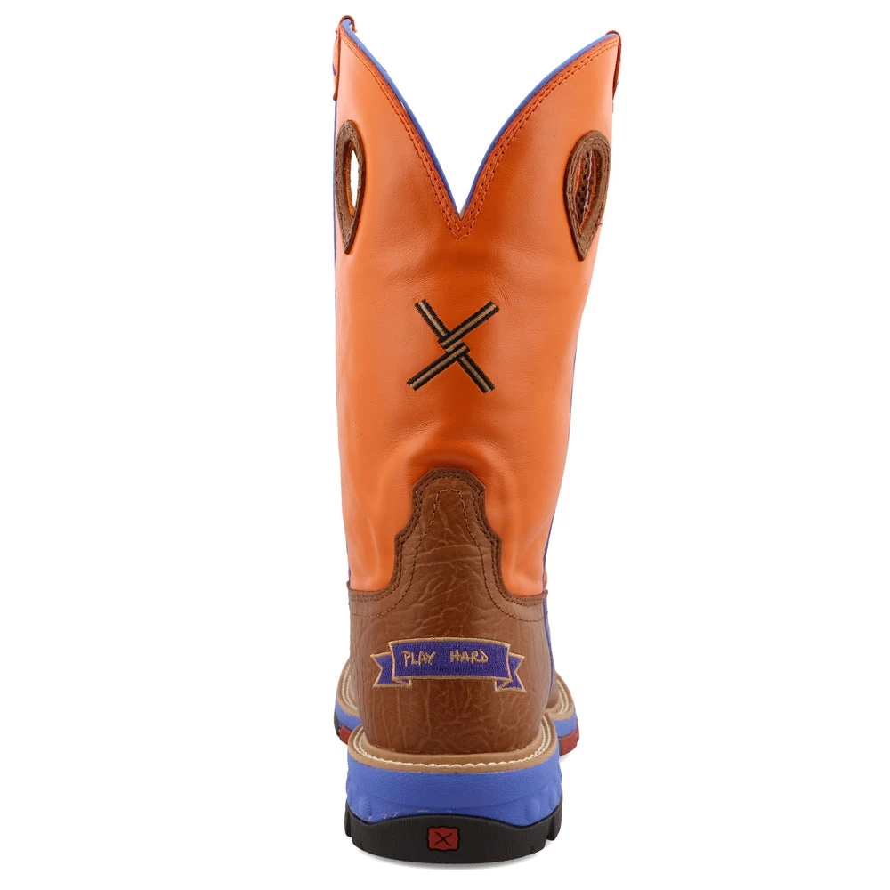 Twisted X Boots 'Twisted X' Men's 12" Western EH Alloy Toe - Tan / Orange 7 Twisted X Boots 'Twisted X' Men's 12" Western EH Alloy Toe - Tan / Orange