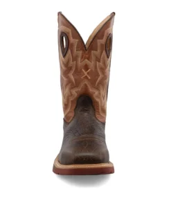 Twisted X Boots 'Twisted X' Men's 12" Cellstretch EH WP Alloy Toe - Smokey Chocolate / Spice 12 Twisted X Boots 'Twisted X' Men's 12